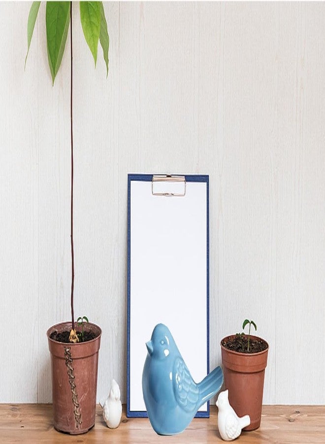 ALHBEJT Ceramic Birds Statues Home Decor Modern Style Decorative Ornaments Animal Figurines for Living Room Bedroom Home Office Cabinets (Blue) - Image 3